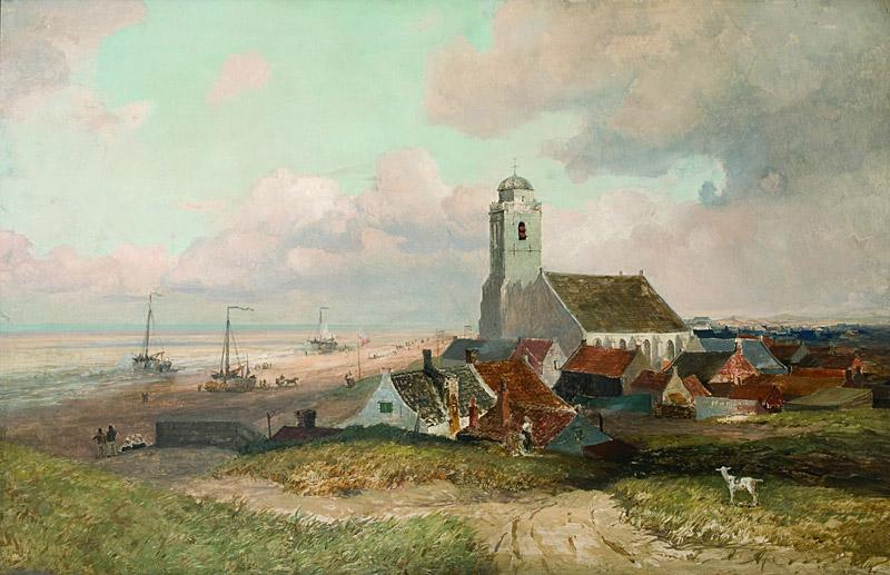 Emil Neumann Blick auf Katwijk oil painting image